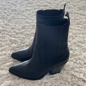 Black Aldo Western Boots